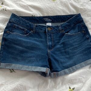 Time and Tru Women's Dark Blue Jean Shorts